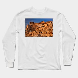 The old troglodyte settlement of Cavusin- Cappadocia Long Sleeve T-Shirt